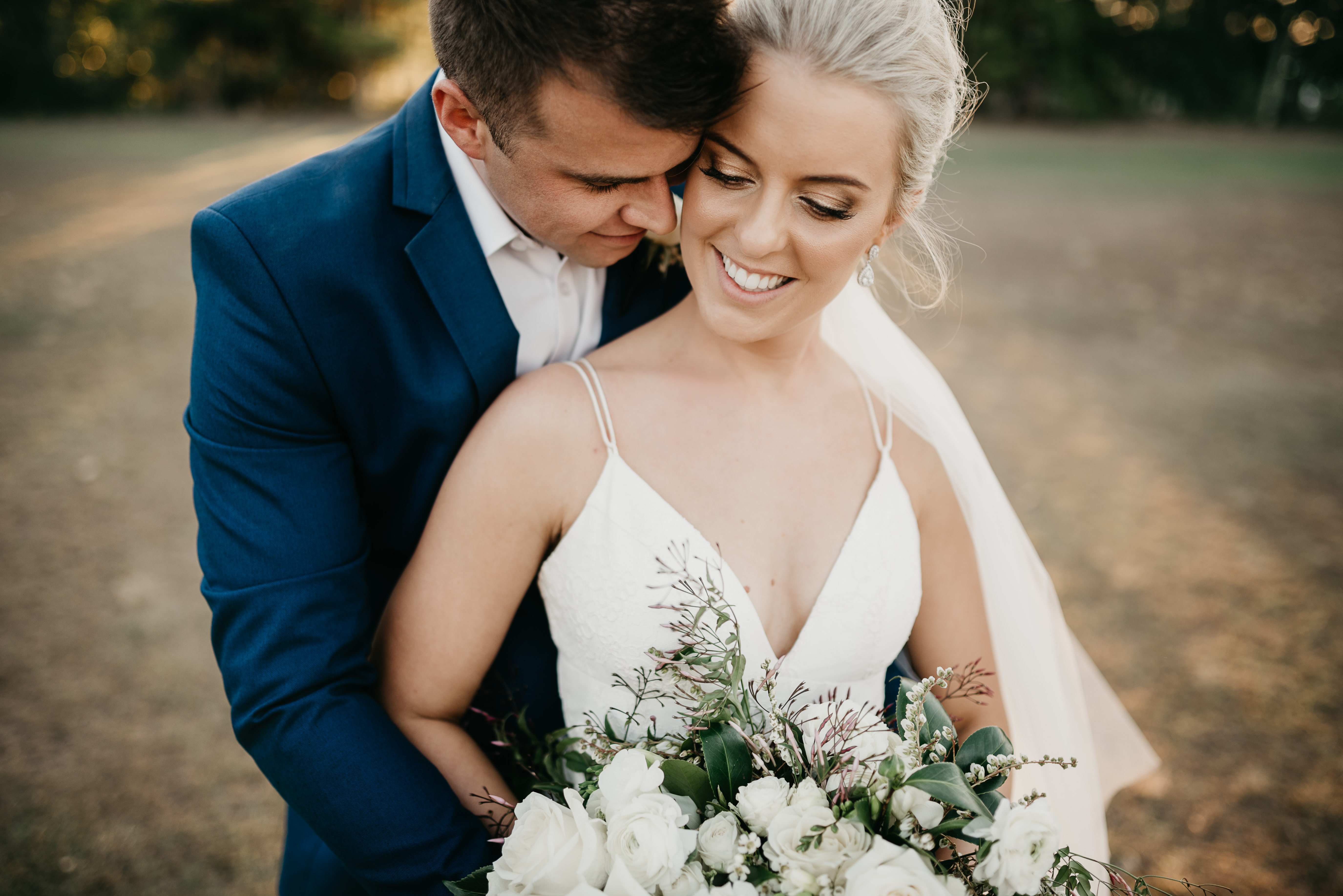 Bride with radiant wedding makeup